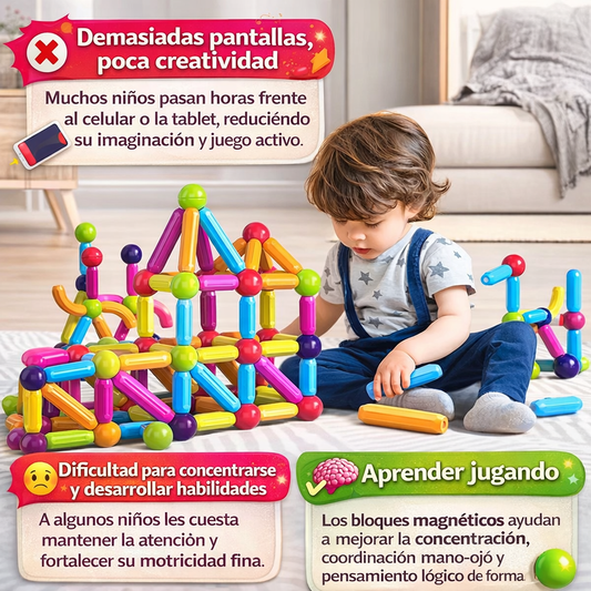Bloques magnéticos 42 PCS